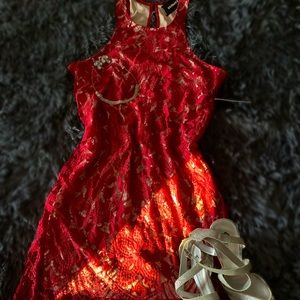 Elegant Lace Flapper Dress